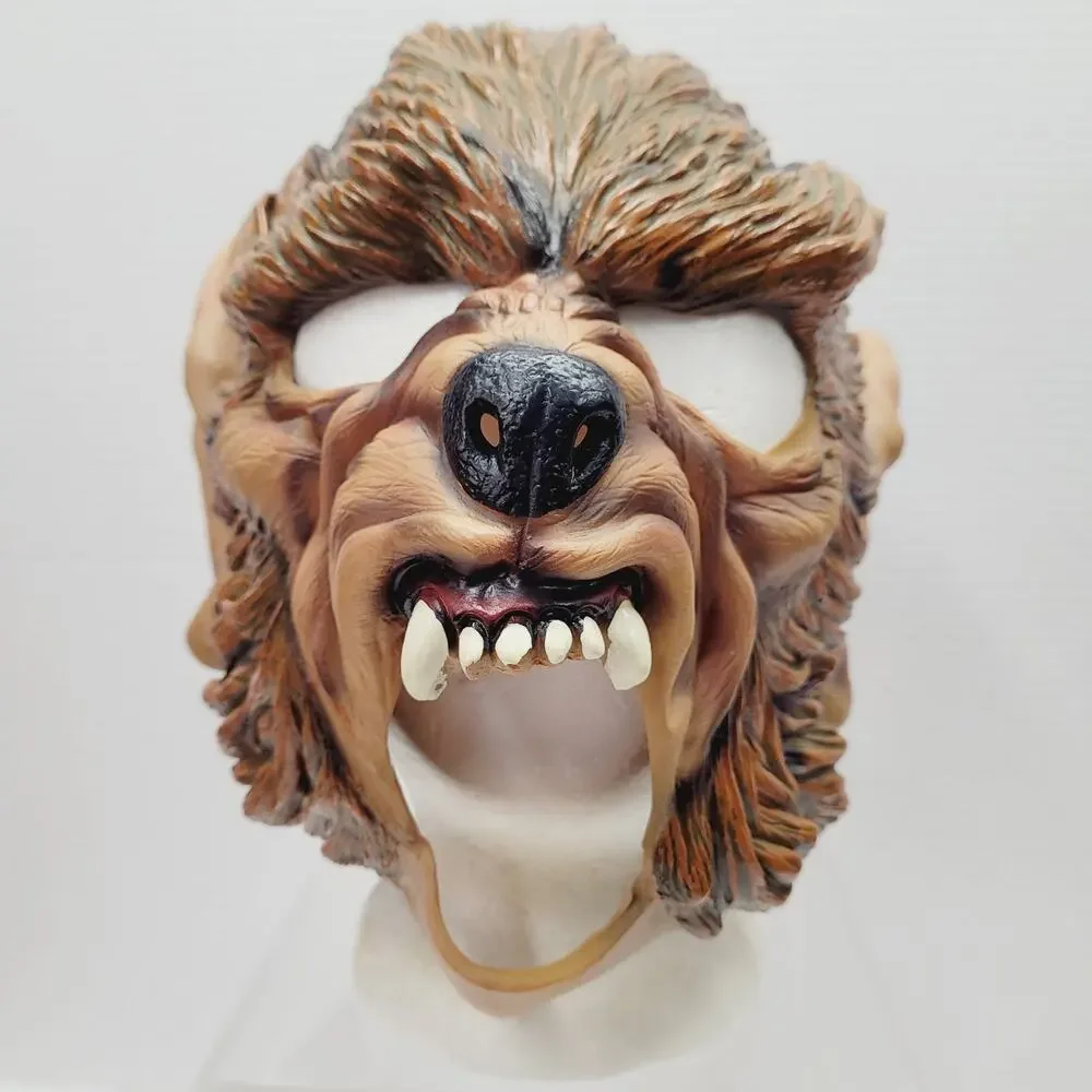 2004 Disguise Company Werewolf Halloween Mask Wolfman Heavy Rubber